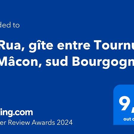 Gite La Rua, Entre Tournus Et Macon, Sud Bourgogne Montbellet Exterior foto