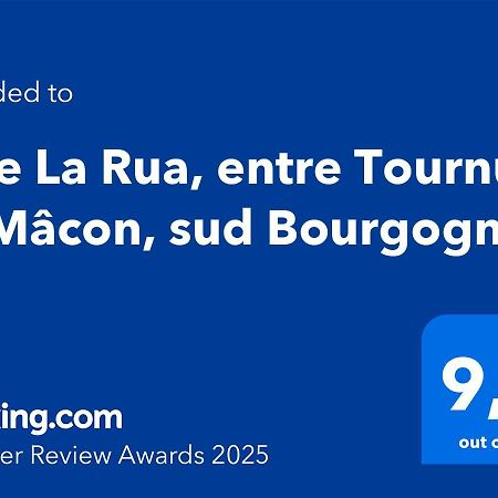 Gite La Rua, Entre Tournus Et Macon, Sud Bourgogne Montbellet Exterior foto