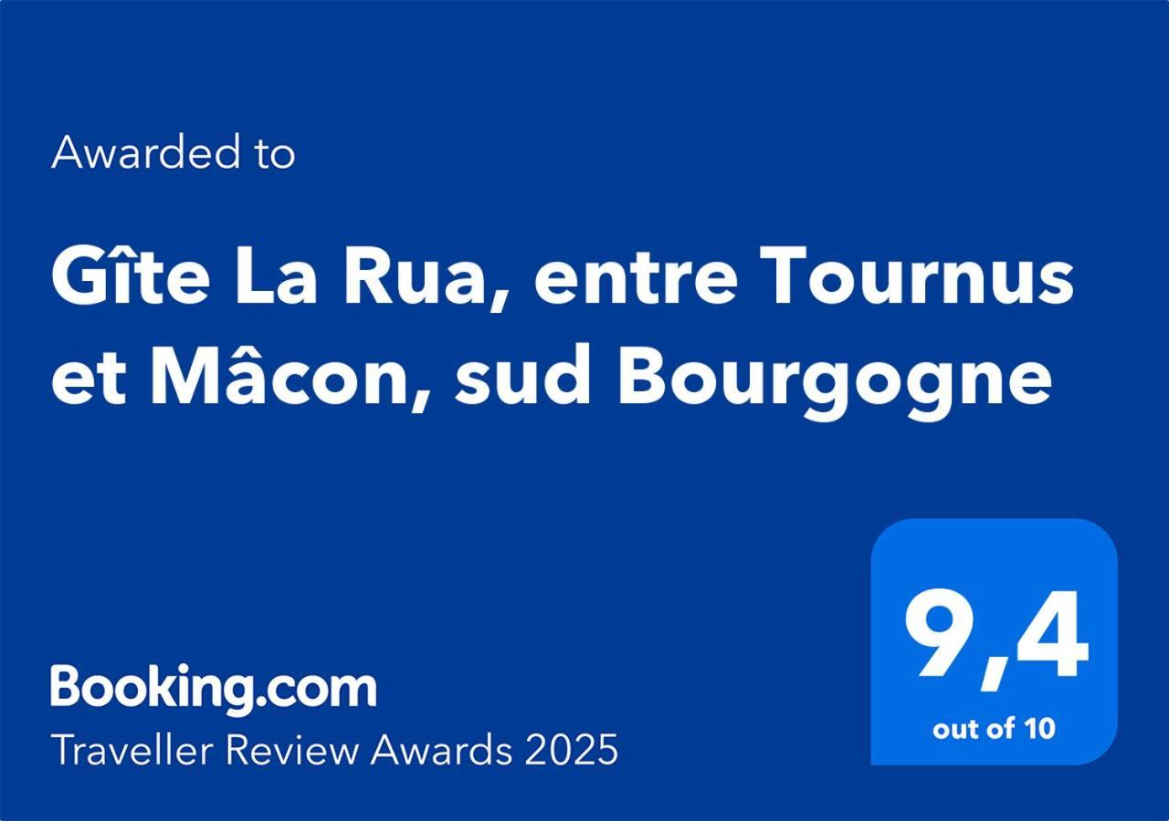 Gite La Rua, Entre Tournus Et Macon, Sud Bourgogne Montbellet Exterior foto